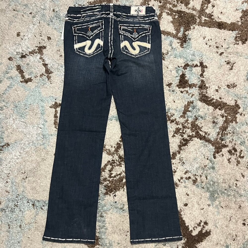 Vintage NWT Laguna Beach Womens Straight Jeans Size 28x28 Y2K